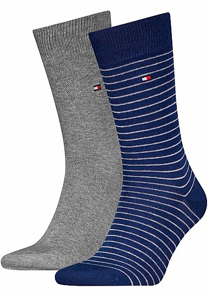 Tommy Hilfiger Socken "TH MEN SMALL STRIPE SOCK 2P", (2 Paar), mit diskrete günstig online kaufen