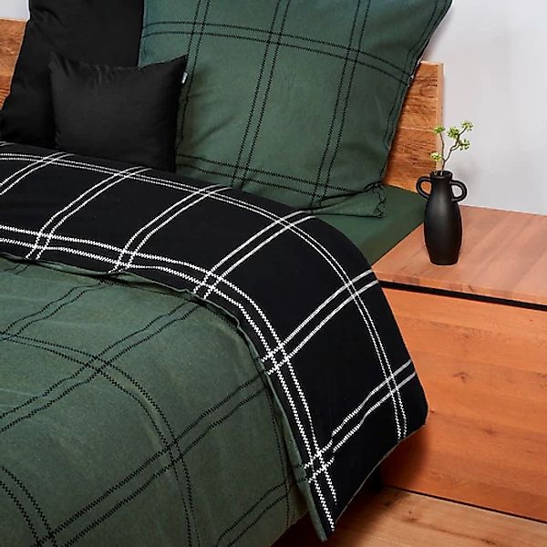 Schiesser Wendebettwäsche »Ellis aus weicher Baumwolle in klassischem Karo« günstig online kaufen