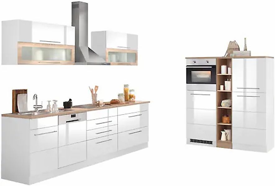 HELD MÖBEL Küchenzeile "Wien", Breite 440 cm, wahlweise mit E-Geräten und I günstig online kaufen