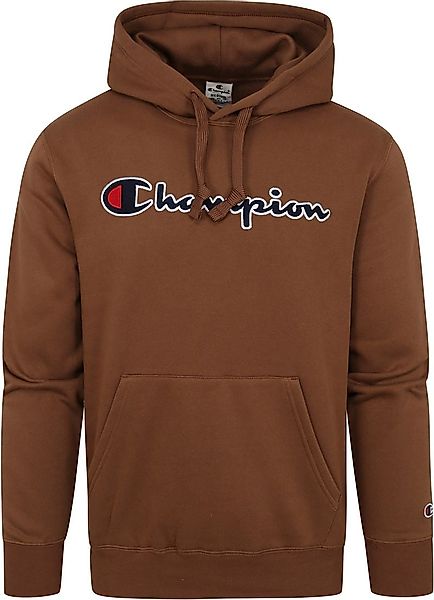 Champion Hoodie Logo Braun - Größe M günstig online kaufen