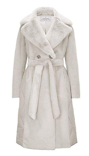 Milestone Fellimitatmantel MSAnthea 2-reihiger Mantel aus Kunstpelz-Stepp-M günstig online kaufen
