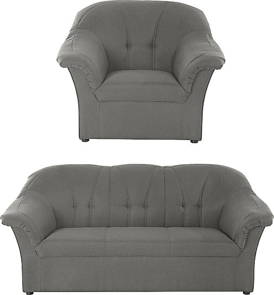 DOMO collection Polstergarnitur Pegnitz, (Set), Sessel günstig online kaufen