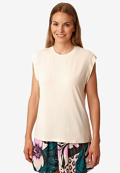 Schiesser Pyjamaoberteil "Mix + Relax" mit Rundhalsausschnitt, Modalmix günstig online kaufen