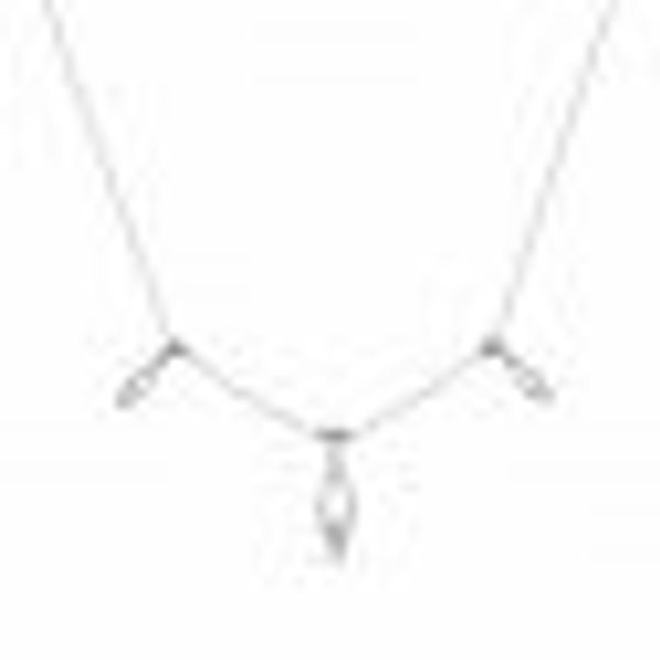 Anhänger mit Kette 925/- Sterling Silber Pure Geometrie Silberkette günstig online kaufen
