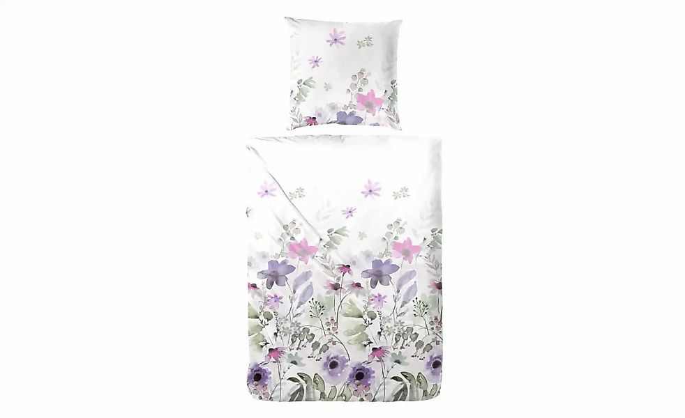 Bettwäsche-Set   ¦ lila/violett ¦ Maße (cm): B: 135 H: 1 Bettwaren > Bettwä günstig online kaufen