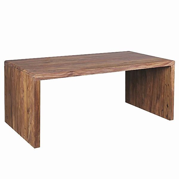 Schreibtisch BOHA Massiv-Holz Sheesham Computertisch 200 cm breit Echtholz günstig online kaufen