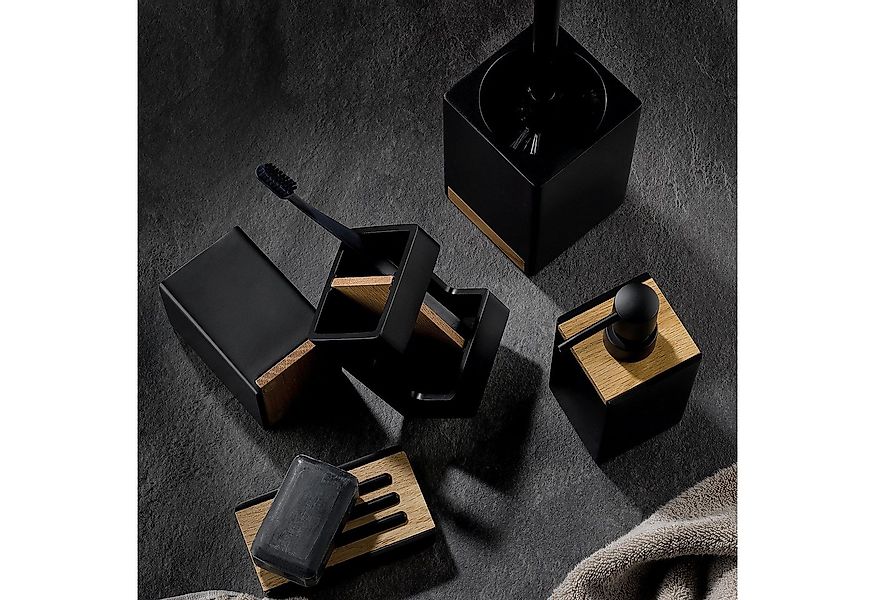 kela Seifenschale Cube, Breite: 7 cm, Element aus Eichenholz günstig online kaufen