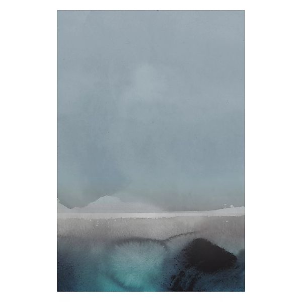 Moooi Carpets - Horizon Lake Rectangle Teppich 200x300cm - blau/Polyamid mi günstig online kaufen