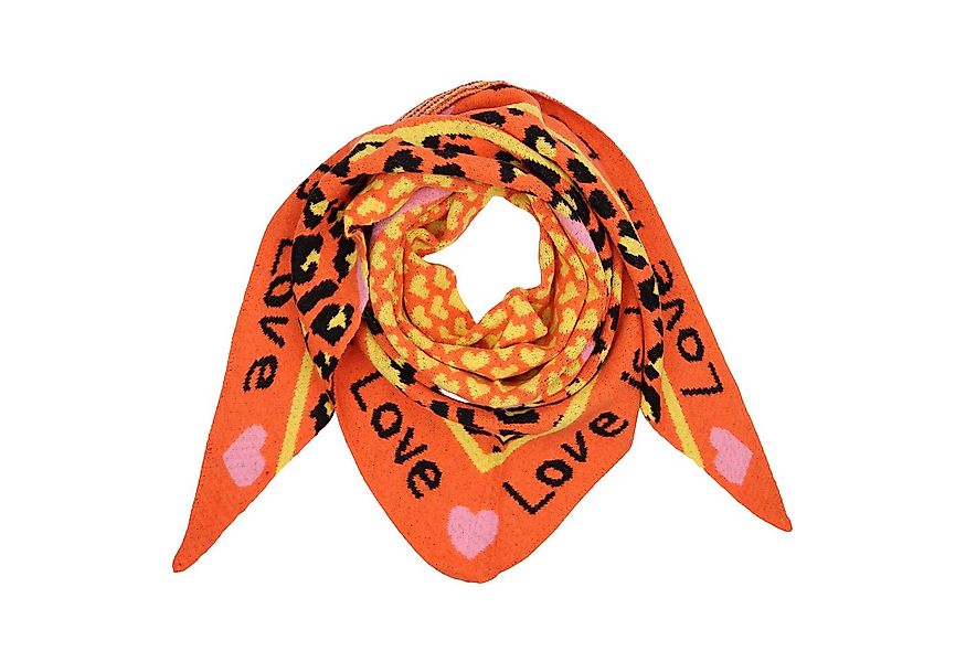 MIRROSI Dreieckstuch Damen warmer Dreiecksschal ca.180x80 cm, (Leo Muster, günstig online kaufen