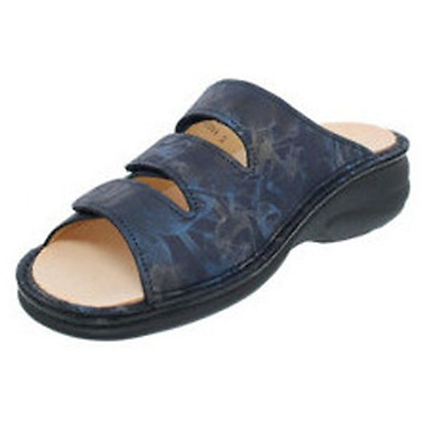 Finn Comfort  Pantoffeln Komfort Sandalen für Damen in blau günstig online kaufen