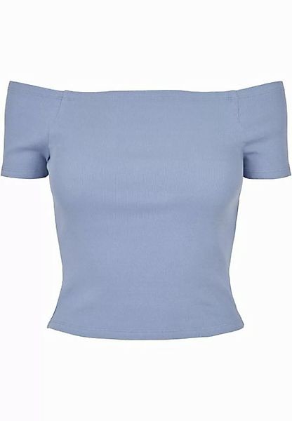 URBAN CLASSICS T-Shirt Urban Classics Damen Ladies Off Shoulder Rib Tee (1- günstig online kaufen