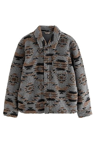 Next Fleecejacke Fleece-Hemdjacke mit Print (1-St) günstig online kaufen