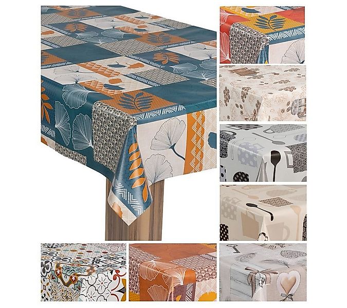 laro Tischdecke Wachstuch-Tischdecke Wachstischdecke Gartentischdecke günstig online kaufen
