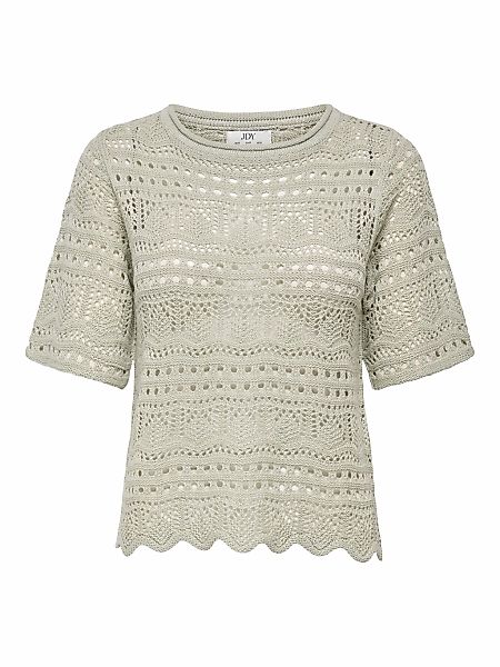 JDY Kurzarmpullover "JDYSUN LAY 2/4 PULLOVER KNT NOOS" Strukturstrick günstig online kaufen