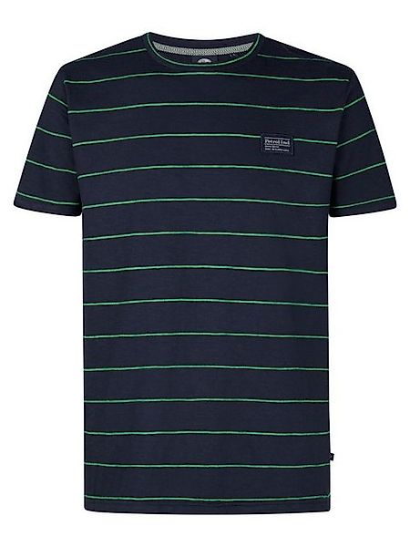 Petrol Industries T-Shirt – Gestreiftes Kurzarmshirt mit Logo günstig online kaufen