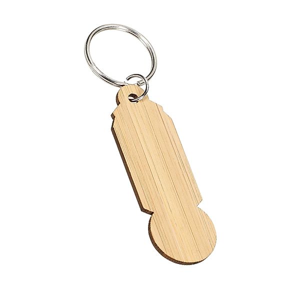 elasto Schlüsselanhänger Einkaufswagenlöser "Bamboo" Anhänger als günstig online kaufen