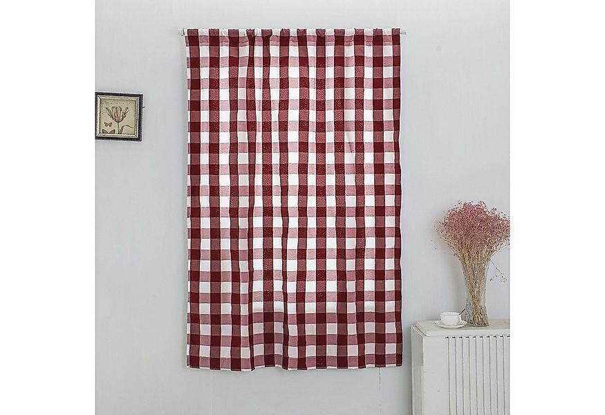 BYSURE Scheibengardine (1 St), Stangendurchzug, blickdicht, Kurz Vorhang günstig online kaufen