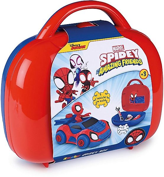 Smoby Spielzeug-Auto Spielwelt Werkstatt Spidey Werkzeugkoffer Auto Set 760 günstig online kaufen