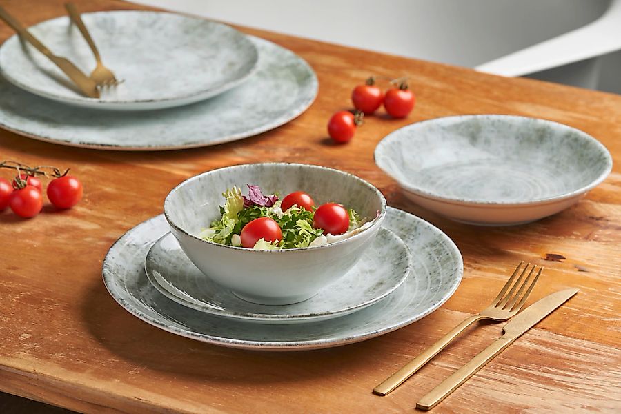 van Well Servierplatte »Platte Korfu, rechteckig, 6 Stück«, (Set, 6 tlg.), günstig online kaufen