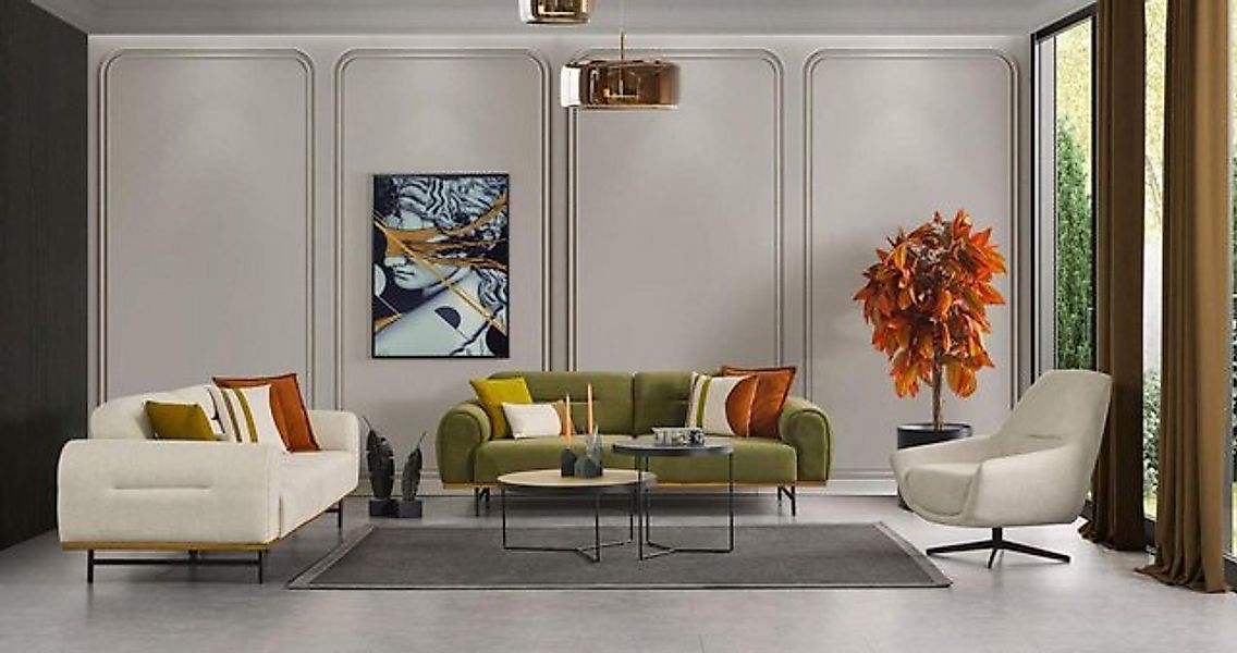 Xlmoebel Sofa Zweiteiliges Luxus Möbel-Set für das Wohnzimmer in modernem, günstig online kaufen