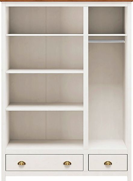 Möbilia Kleiderschrank "Salgen" im Landhaus-Stil günstig online kaufen