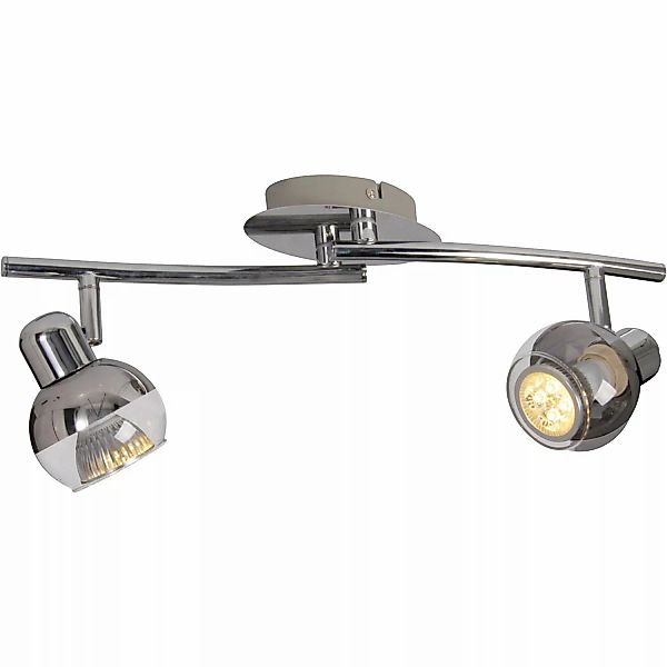 Näve Leuchten LED-Wand- Deckenleuchten NV1117542 Chrom Glas Metall B/H/T: c günstig online kaufen