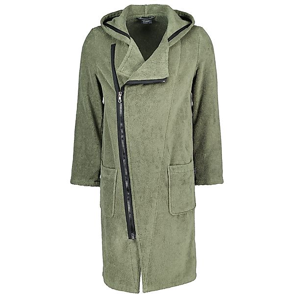 Cawö Herrenbademantel New Zipper 6516 Kapuze günstig online kaufen