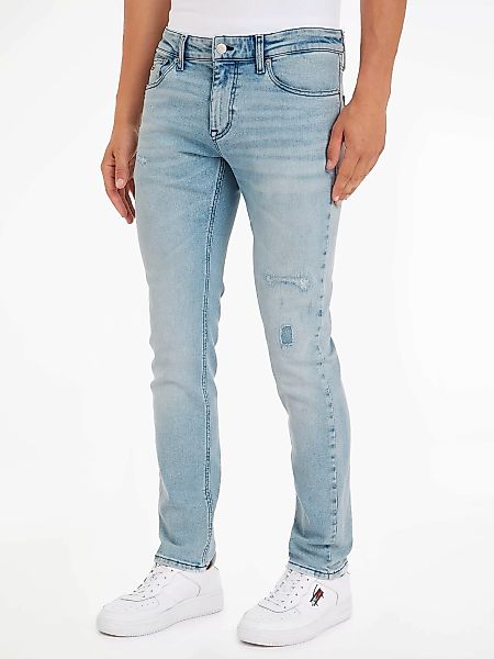 Tommy Jeans Slim-fit-Jeans "SCANTON SLIM", mit Abrieb- und Destroyeddetails günstig online kaufen