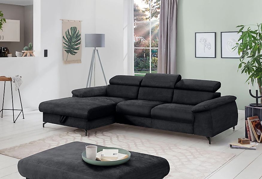 COTTA Polstergarnitur "Komaris L-Form", (Set), Set bestehend aus: Ecksofa m günstig online kaufen