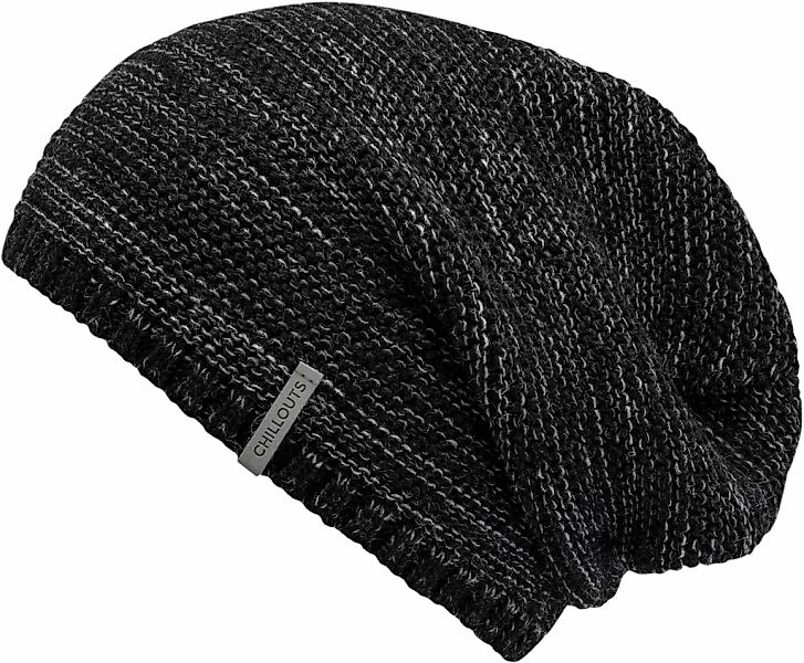 chillouts Beanie, dunkle Strickbeanie mit Bündchen günstig online kaufen