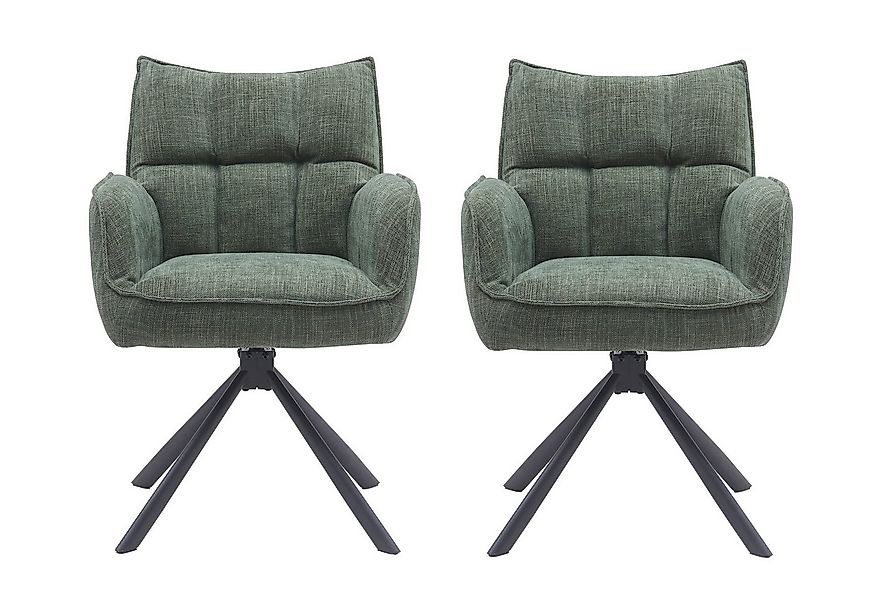 freiraum Armlehnstuhl Marilla (2er-Set), (2er-Set) Federkern, Drehfunktion, günstig online kaufen