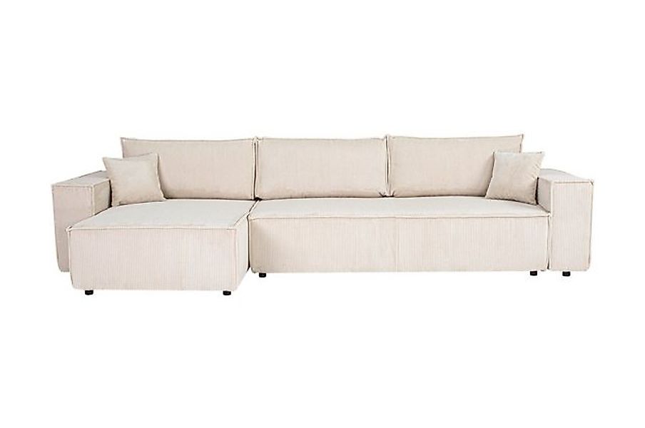 Viva Möbel Sofa IKON, Modernes Ecksofa mit Schlaffunktion und Bettkasten. günstig online kaufen