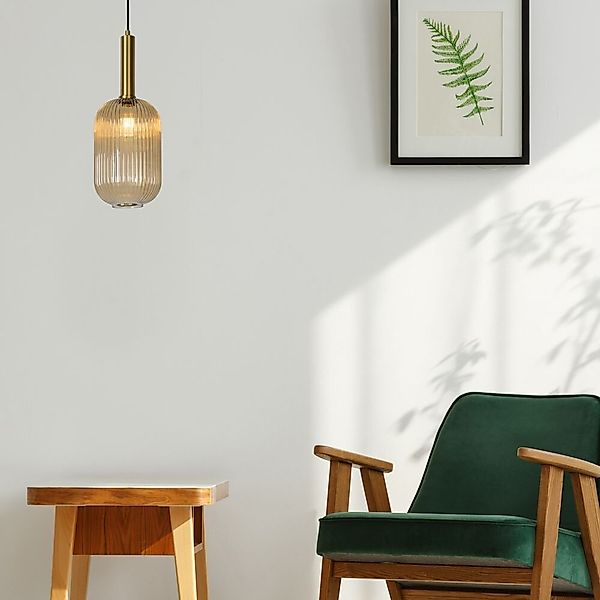 Pendelleuchte Maloto in Messing max. 40W E27 günstig online kaufen