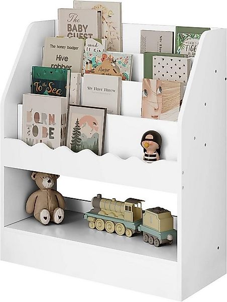 Woltu Bücherregal, 1-tlg., Kinderregal mit 5 Fächern 70x80x30 cm günstig online kaufen