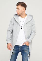 behype Strickjacke "JAROMIR" mit kuscheliger Kapuze günstig online kaufen