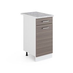 Vicco Unterschrank R-Line, Grau/Weiß, 40 cm, günstig online kaufen