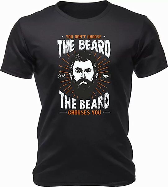 RAHMENLOS® T-Shirt für Männer - the Beard chooses You günstig online kaufen