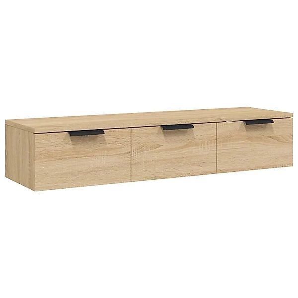 vidaXL Wandschrank Sonoma-Eiche 102x30x20 cm Holzwerkstoff 811406 günstig online kaufen