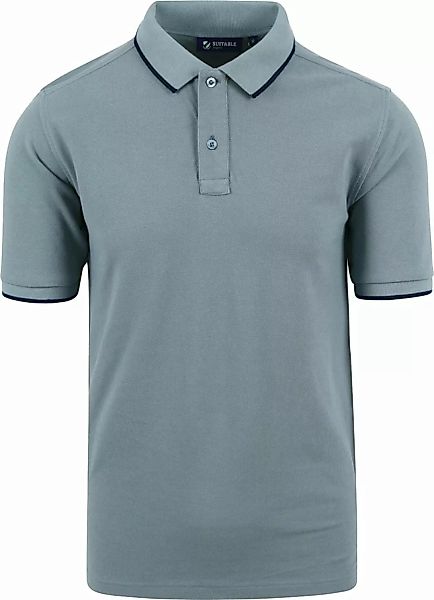 Suitable Respect Poloshirt Tip Ferry Steel Grün - Größe L günstig online kaufen