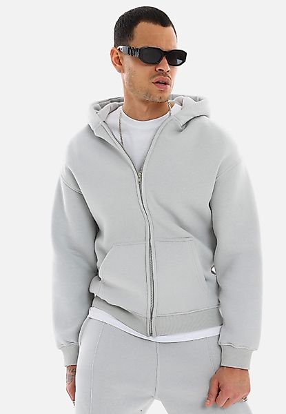 COFI Casuals Sweatjacke Basic Oversized Zip-Hoodie, günstig online kaufen
