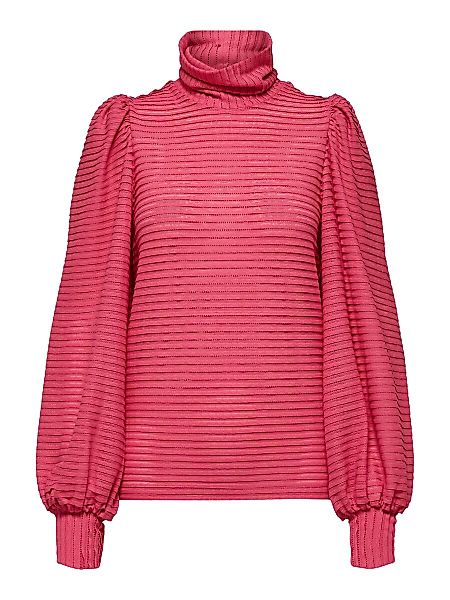 SELECTED Ballonärmel-spitzen- Bluse Damen Pink günstig online kaufen