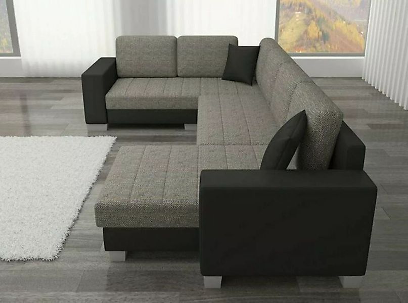 JVmoebel Ecksofa Design Ecksofa Sofa Schlafsofa Bettfunktion Couch Polster günstig online kaufen