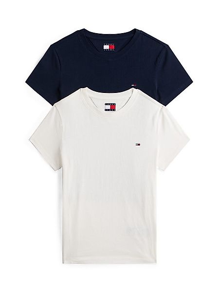 Tommy Jeans T-Shirt TJW 2PACK C-NECK TEE (Packung, 2-tlg., 2er) mit Logo-St günstig online kaufen