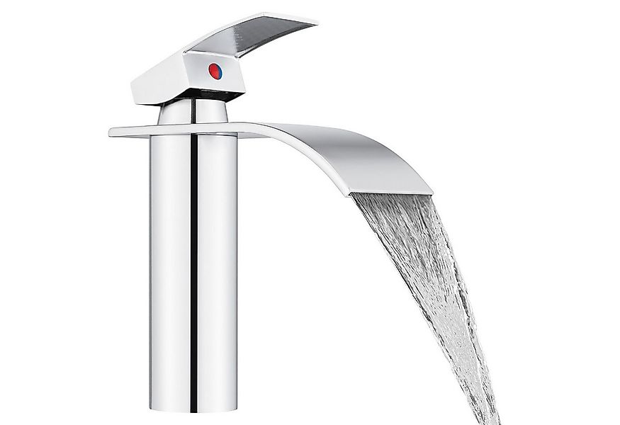 HOMELODY Waschtischarmatur Wasserfall Wasserhahn Waschbeckenarmatur Einhand günstig online kaufen