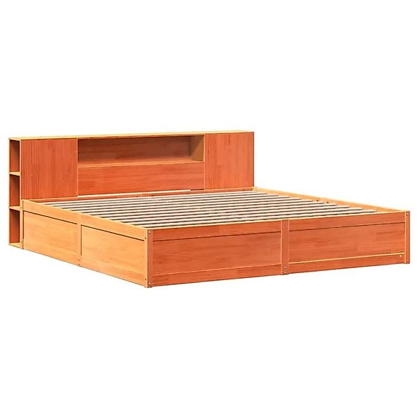 vidaXL Massivholzbett ohne Matratze Wachsbraun 200x200 Kiefernholz 3323406 günstig online kaufen