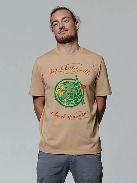 wat? Apparel T-Shirt Life is better with ramen günstig online kaufen