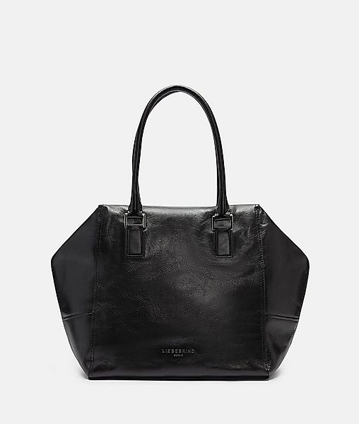 Liebeskind Berlin Schultertasche Satchel, Geräumige Business-Bag aus glänze günstig online kaufen