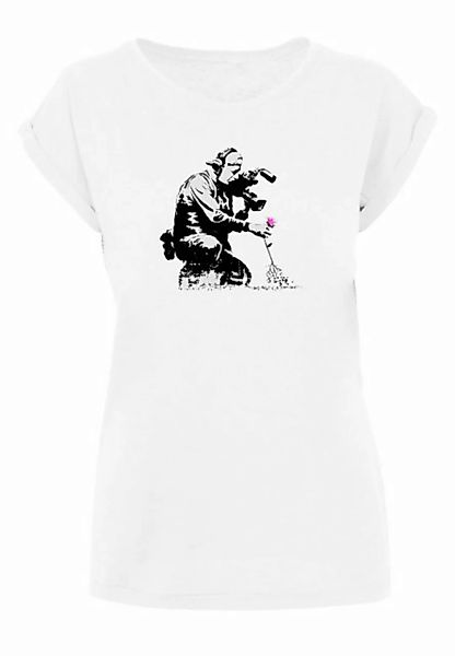 Merchcode T-Shirt Merchcode Damen Ladies Flower Puller T-Shirt (1-tlg) günstig online kaufen
