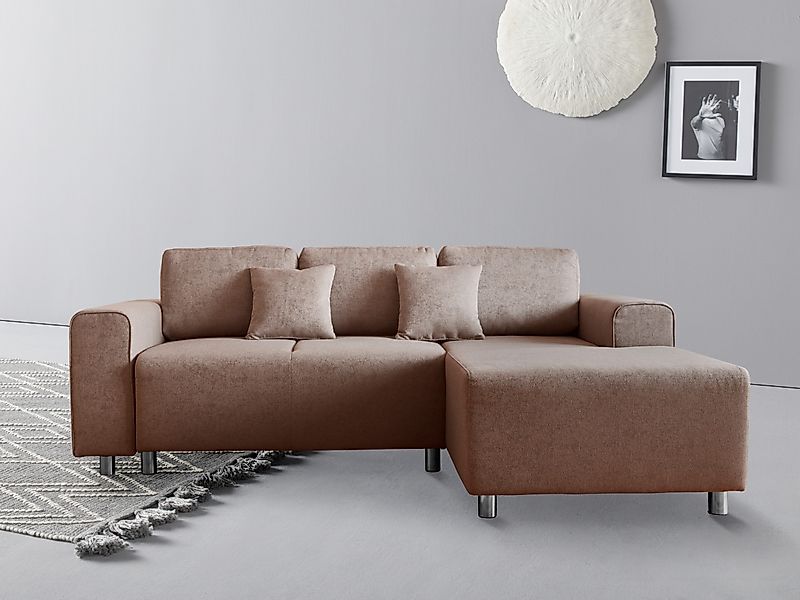 Home affaire Ecksofa Györ, L-Form, wahlweise günstig online kaufen