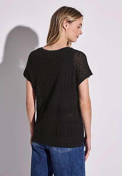 STREET ONE T-Shirt, im angenehmen Materialmix günstig online kaufen